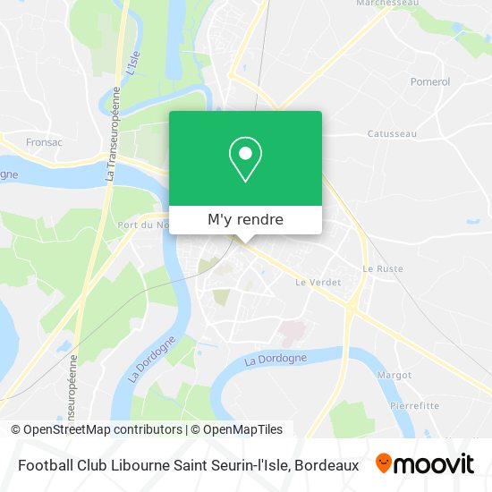 Football Club Libourne Saint Seurin-l'Isle plan