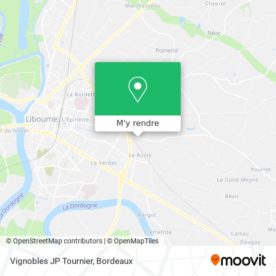 Vignobles JP Tournier plan