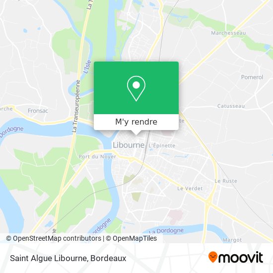 Saint Algue Libourne plan