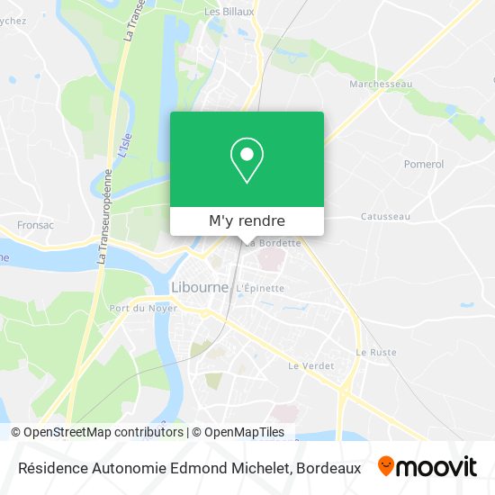 Résidence Autonomie Edmond Michelet plan
