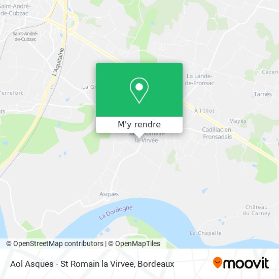 Aol Asques - St Romain la Virvee plan