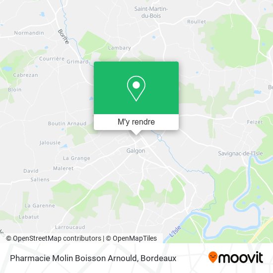 Pharmacie Molin Boisson Arnould plan