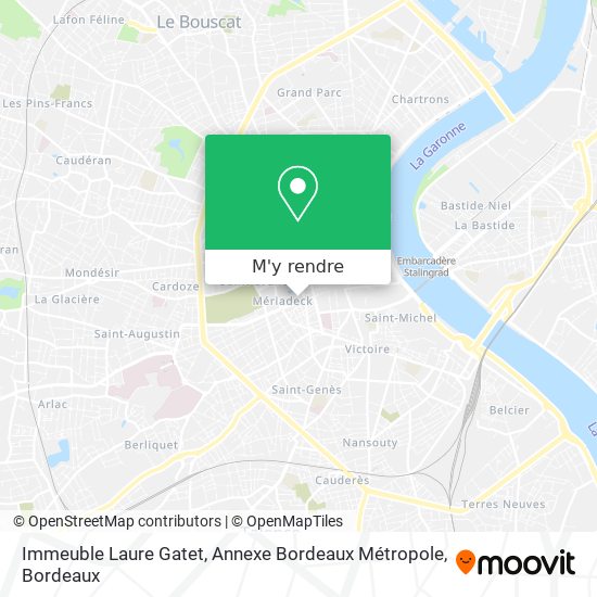 Immeuble Laure Gatet, Annexe Bordeaux Métropole plan