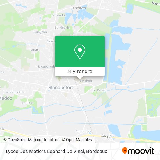Lycée Des Métiers Léonard De Vinci plan