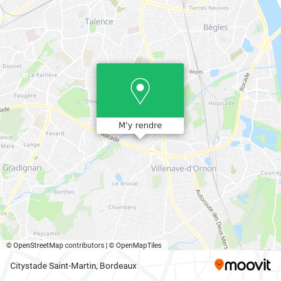 Citystade Saint-Martin plan