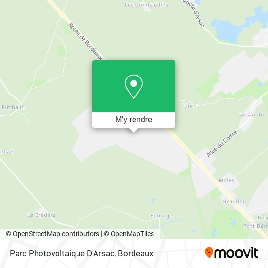 Parc Photovoltaique D'Arsac plan