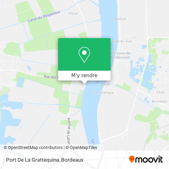 Port De La Grattequina plan