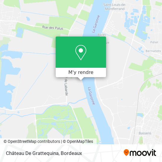 Château De Grattequina plan
