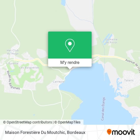 Maison Forestière Du Moutchic plan