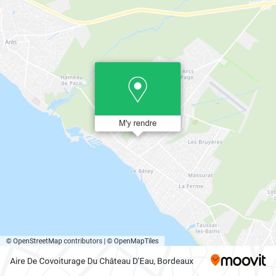 Aire De Covoiturage Du Château D'Eau plan