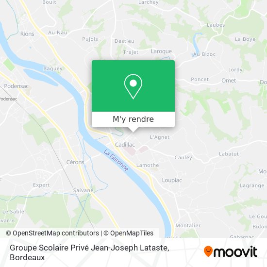 Groupe Scolaire Privé Jean-Joseph Lataste plan