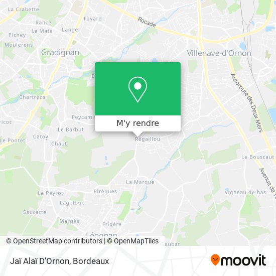 Jaï Alaï D'Ornon plan