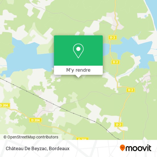 Château De Beyzac plan