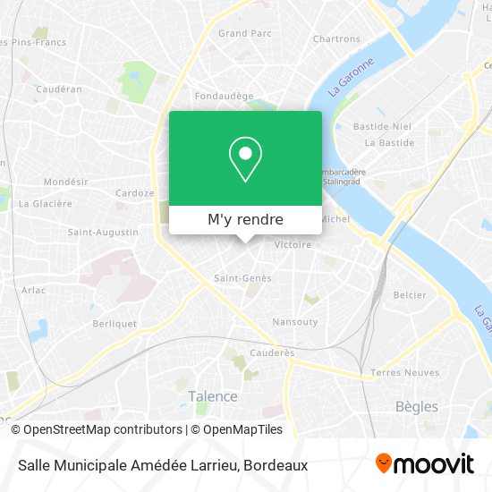 Salle Municipale Amédée Larrieu plan