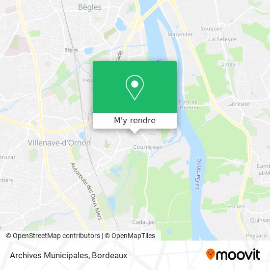 Archives Municipales plan