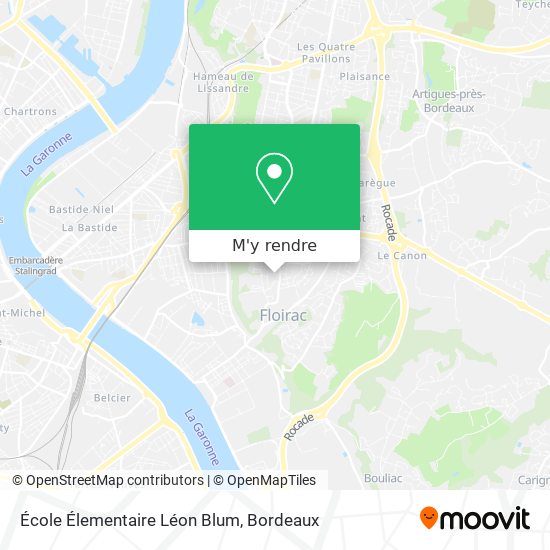 École Élementaire Léon Blum plan