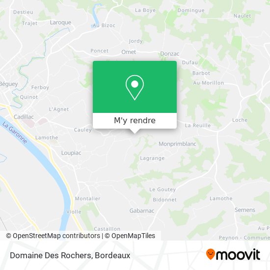Domaine Des Rochers plan
