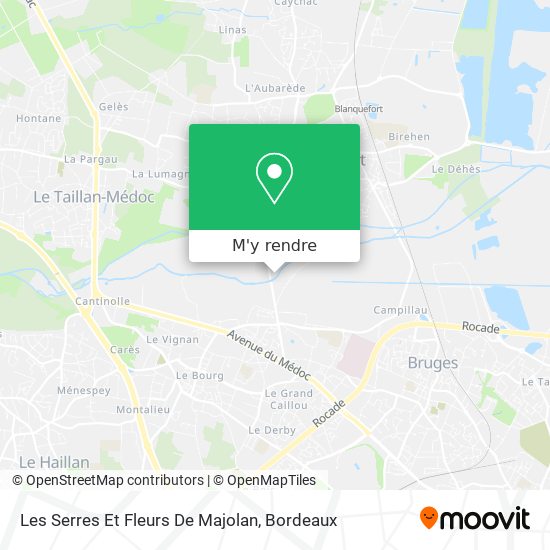 Les Serres Et Fleurs De Majolan plan