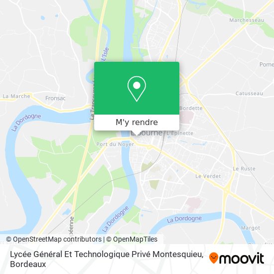 Lycée Général Et Technologique Privé Montesquieu plan