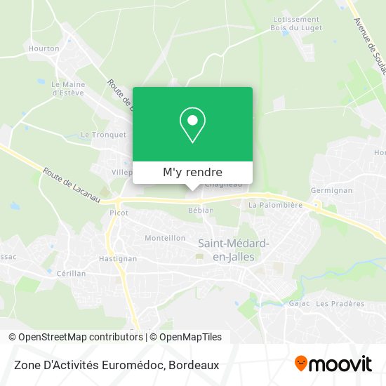 Zone D'Activités Euromédoc plan