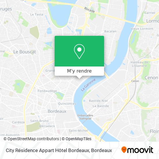 City Résidence Appart Hôtel Bordeaux plan