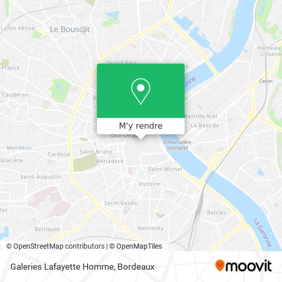 Galeries Lafayette Homme plan