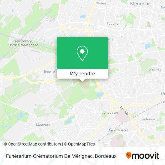 Funérarium-Crématorium De Mérignac plan