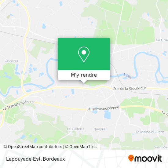 Lapouyade-Est plan
