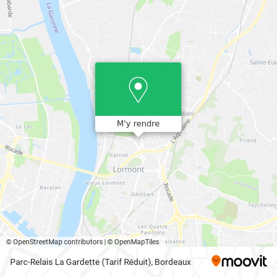 Parc-Relais La Gardette (Tarif Réduit) plan
