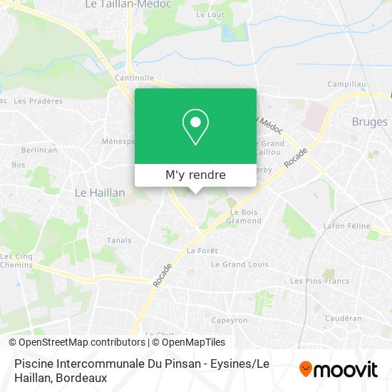 Piscine Intercommunale Du Pinsan - Eysines / Le Haillan plan