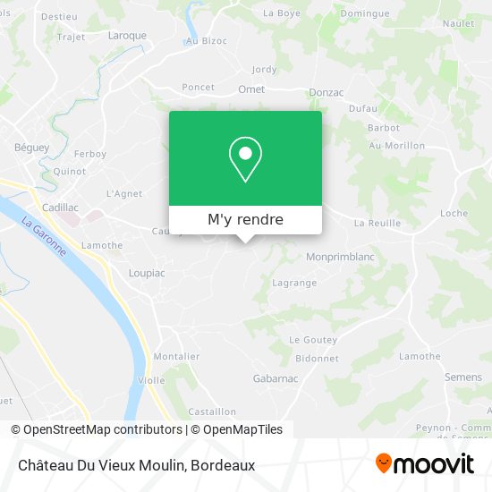 Château Du Vieux Moulin plan