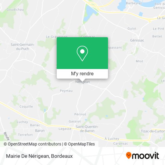 Mairie De Nérigean plan