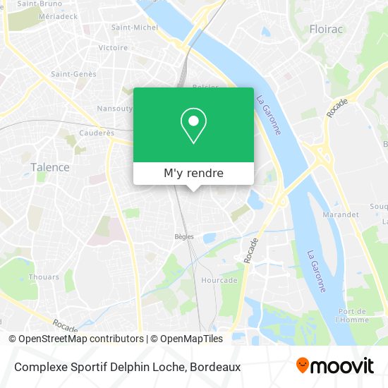 Complexe Sportif Delphin Loche plan