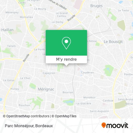 Parc Monséjour plan