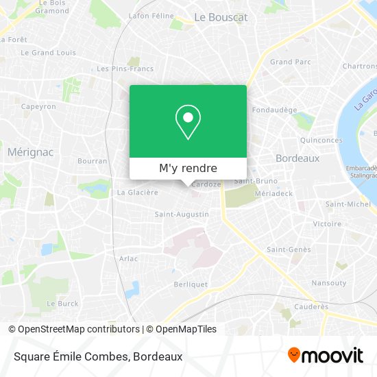 Square Émile Combes plan