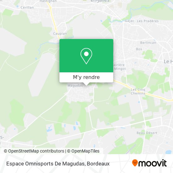 Espace Omnisports De Magudas plan