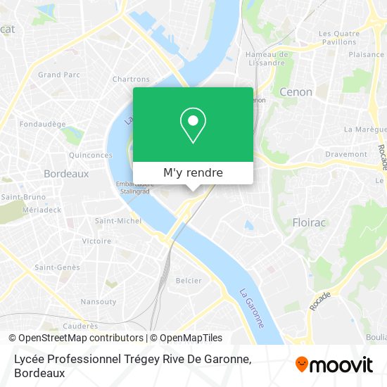 Lycée Professionnel Trégey Rive De Garonne plan