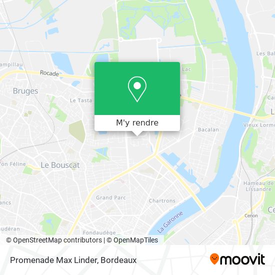 Promenade Max Linder plan