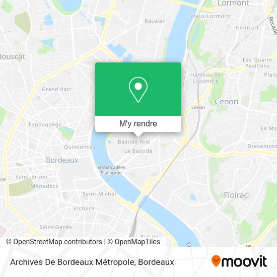 Archives De Bordeaux Métropole plan