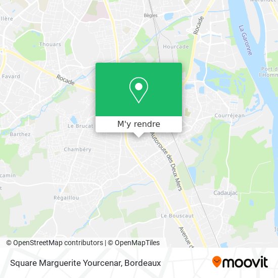 Square Marguerite Yourcenar plan