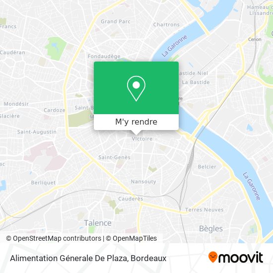 Alimentation Génerale De Plaza plan