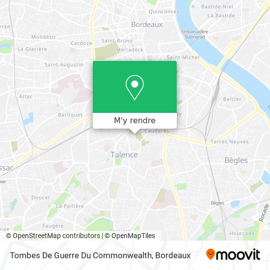 Tombes De Guerre Du Commonwealth plan
