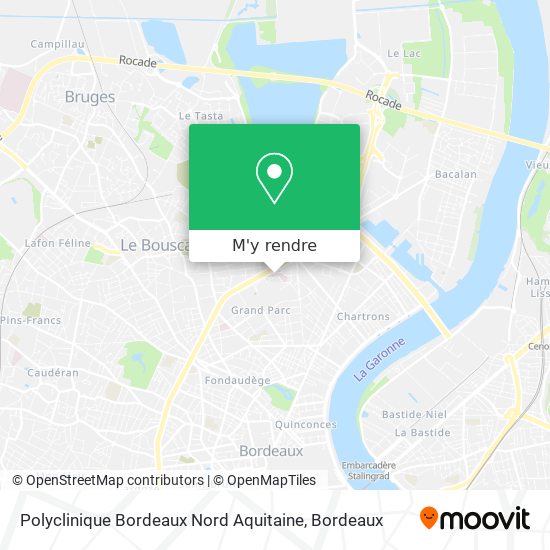 Polyclinique Bordeaux Nord Aquitaine plan