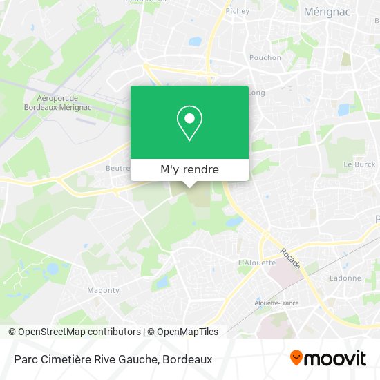 Parc Cimetière Rive Gauche plan