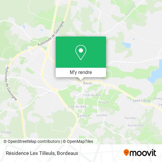 Résidence Les Tilleuls plan