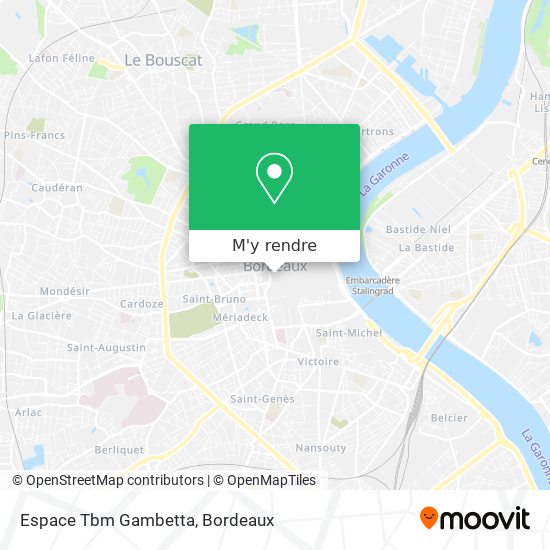 Espace Tbm Gambetta plan