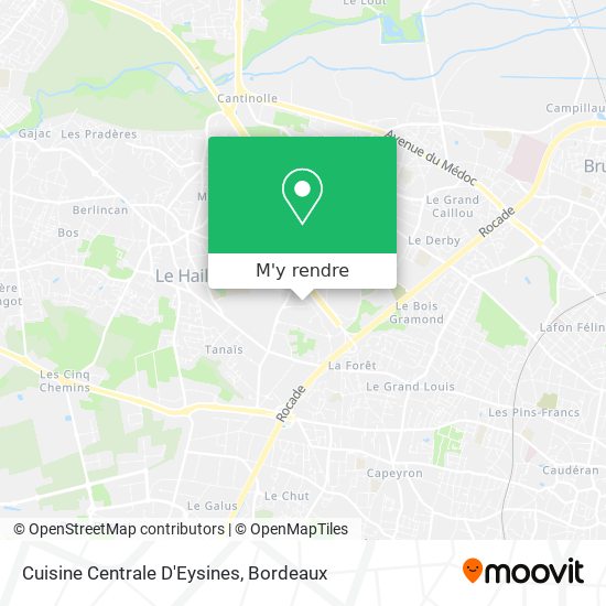 Cuisine Centrale D'Eysines plan