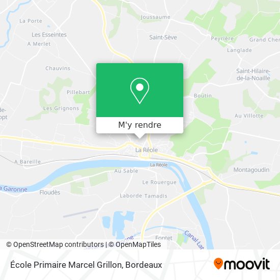 École Primaire Marcel Grillon plan