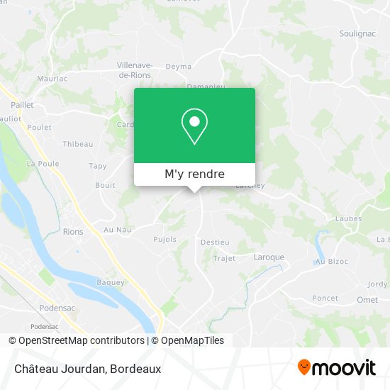 Château Jourdan plan