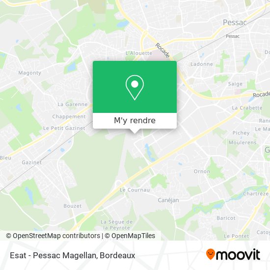 Esat - Pessac Magellan plan
